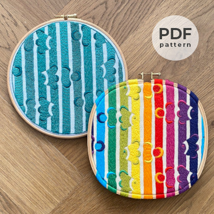 Hidden Fish Embroidery Pattern (Digital Download) | wolfratsen