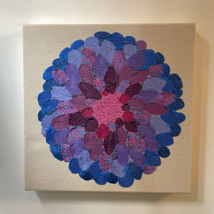 Surrounded finished canvas