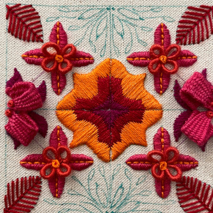 Tiles Embroidery Pattern (Digital Download) | wolfratsen