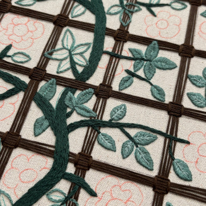 Trellis Embroidery Pattern (Digital Download) | wolfratsen