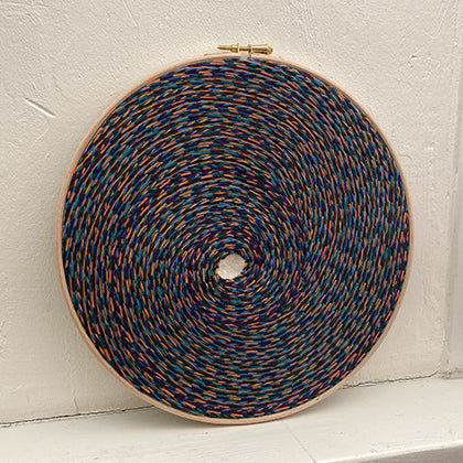 2Lines finished embroidery hoop