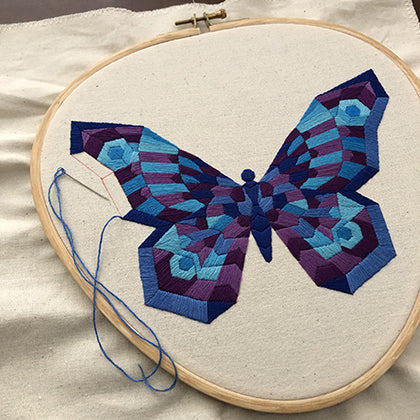 Butterfly Embroidery Pattern (Digital Download) | wolfratsen