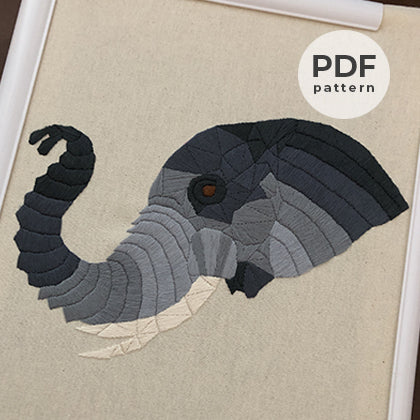 Elephant profile PDF pattern