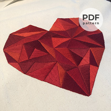 Heart PDF pattern