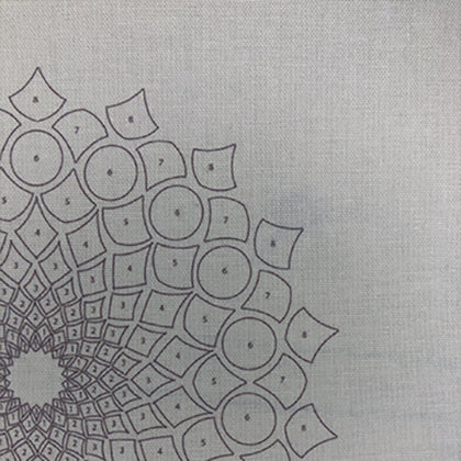 Kaleidoscope OG printed pattern on fabric