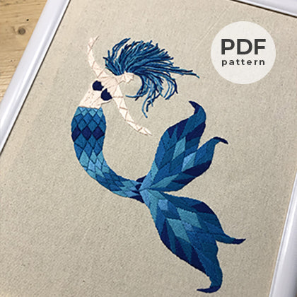 Mermaid PDF pattern