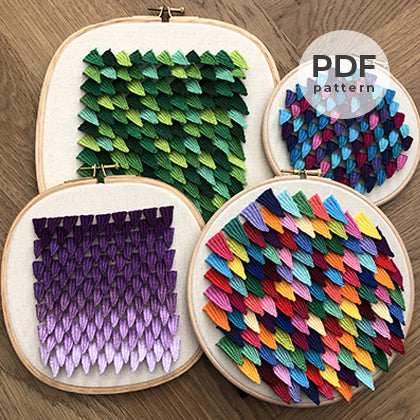 Picot stitch PDF pattern
