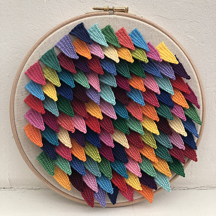Picot stitch varia finished hoop