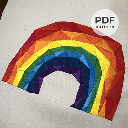 Rainbow PDF pattern