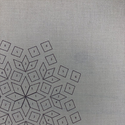 Rectangle printed pattern on fabric